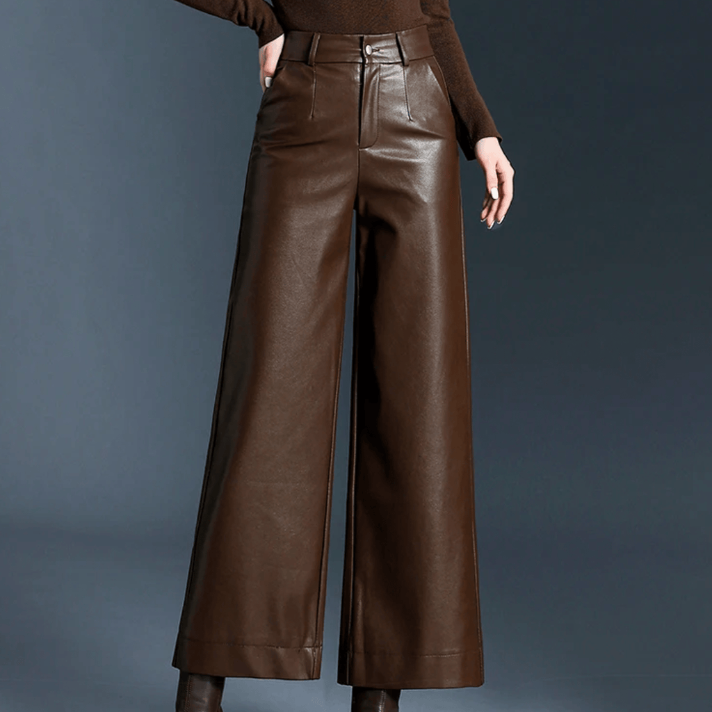 The Aurelia Leather Trouser