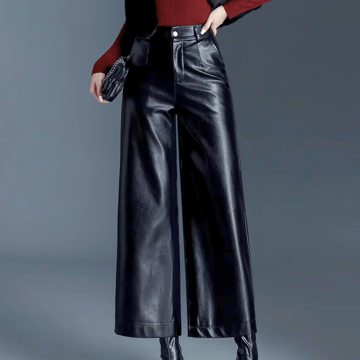 The Aurelia Leather Trouser